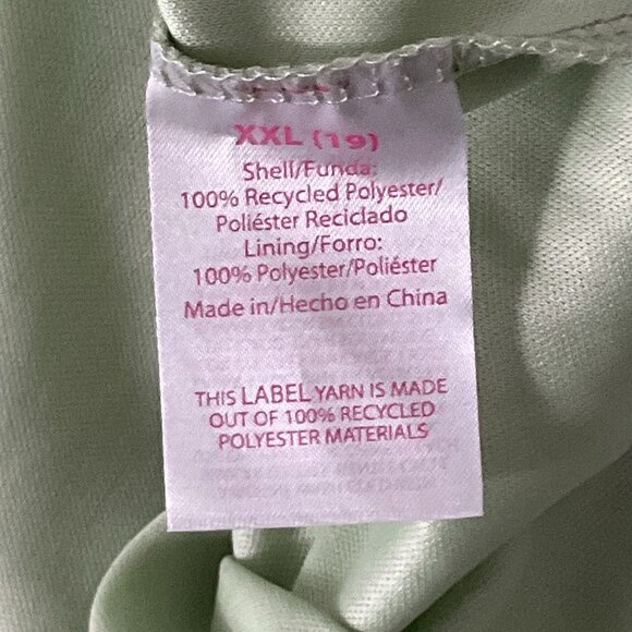 No Boundaries Dress Women 2XL Floral Mint Green Tiered Lined Flowy Fairy - Picture 10 of 15